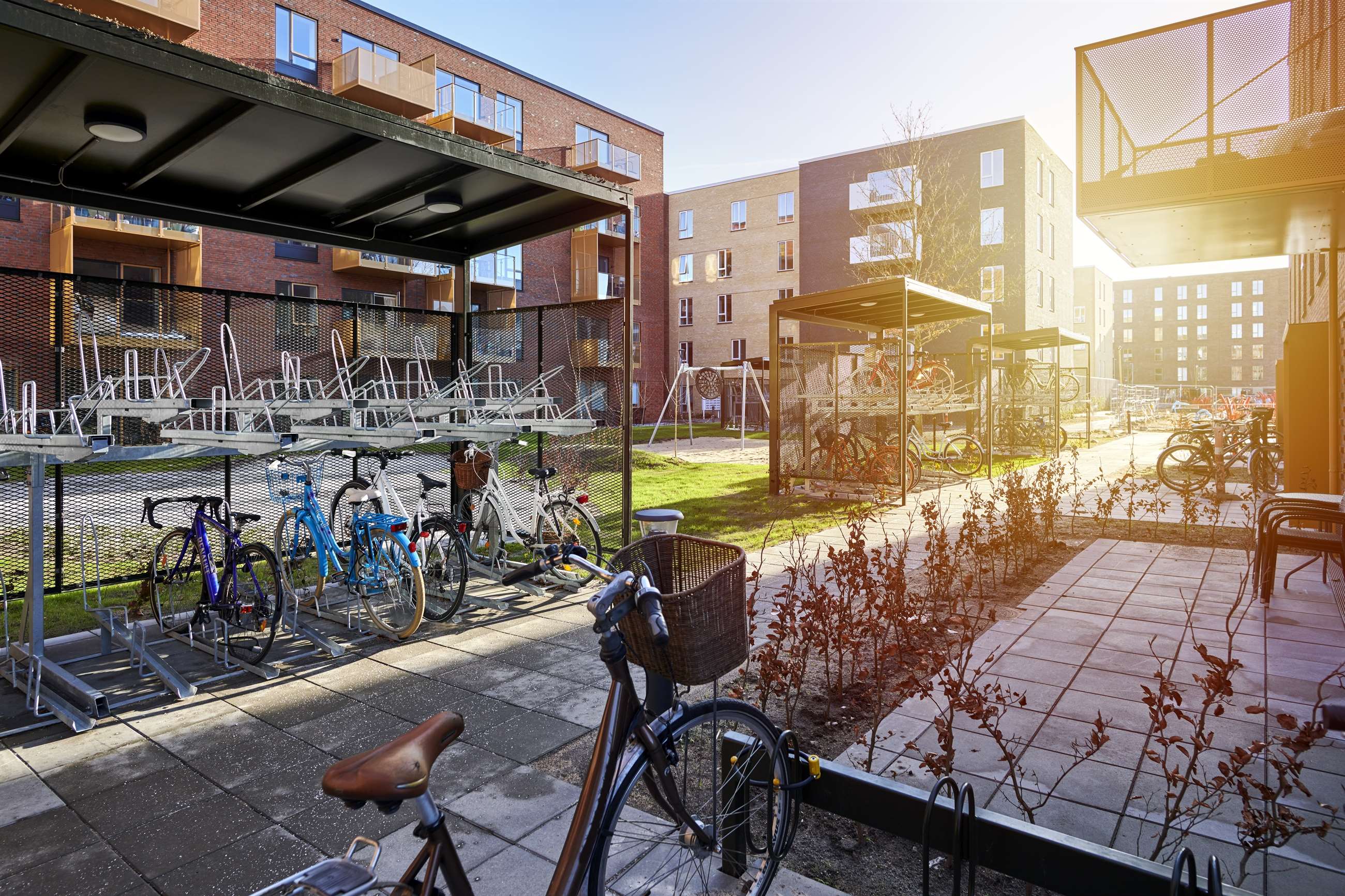 cykelparkering i ny bydel