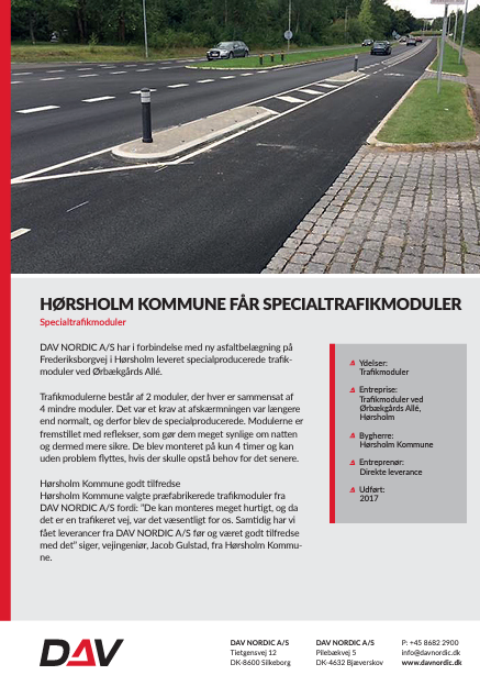 hoersholm kommune faar specialtrafikmoduler