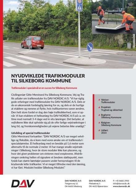 nyudviklede trafikmoduler til silkeborg kommune