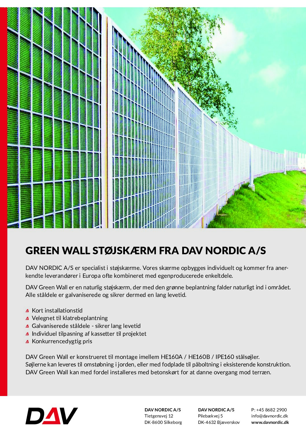 Green Wall produktblad