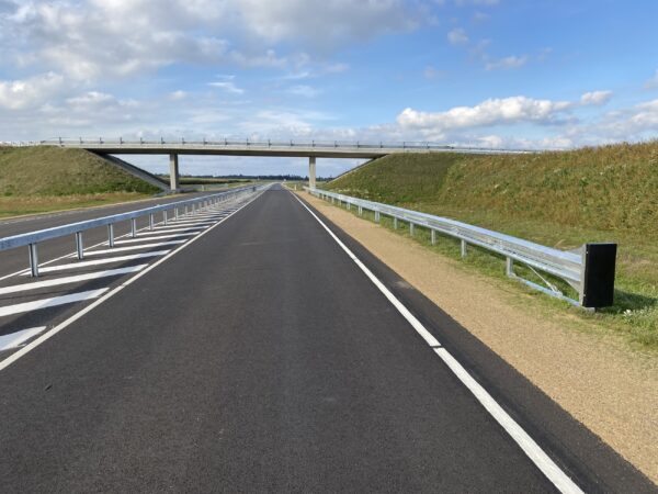 Endetermina og Autoværnsende på Haderup omfartsvej