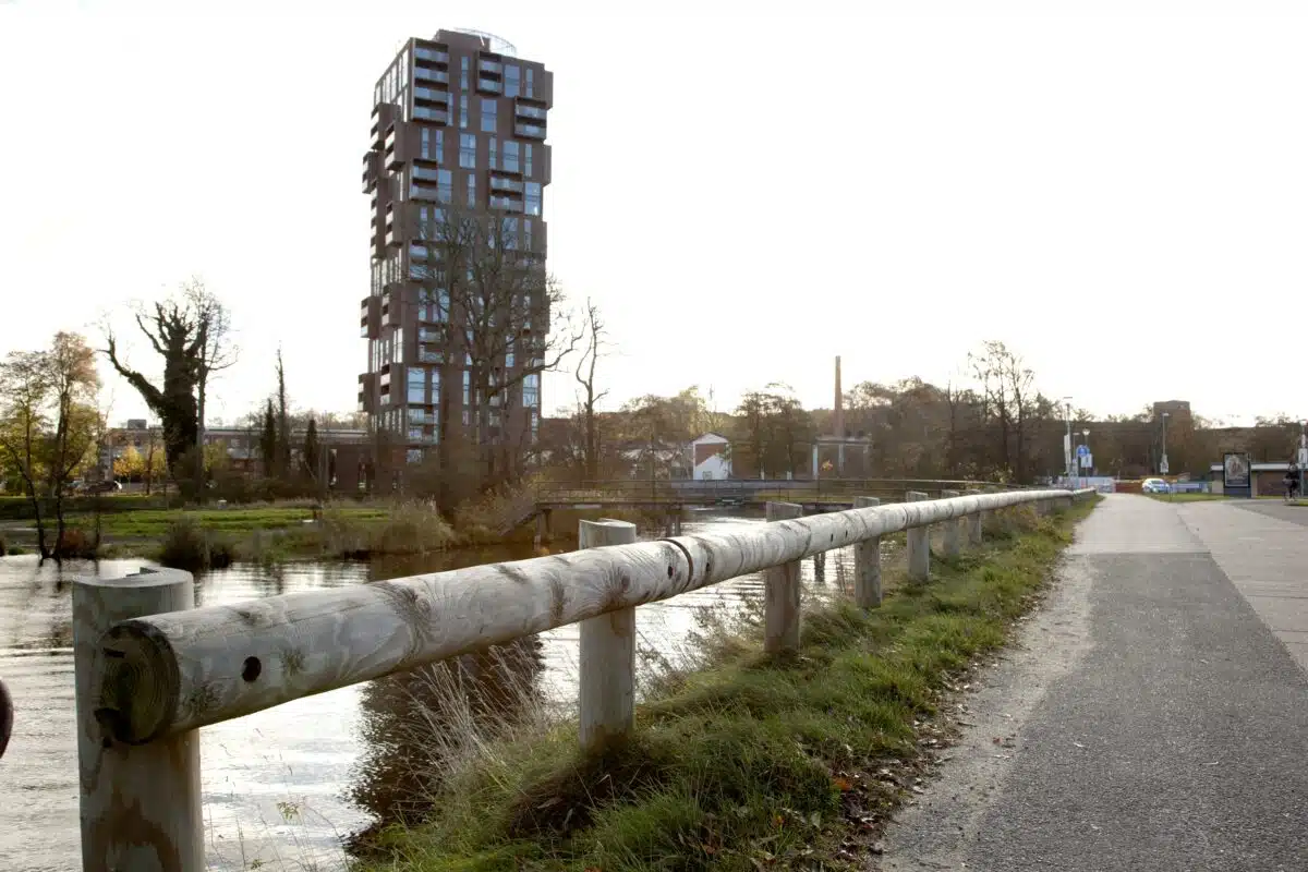 Træautoværn i Silkeborg