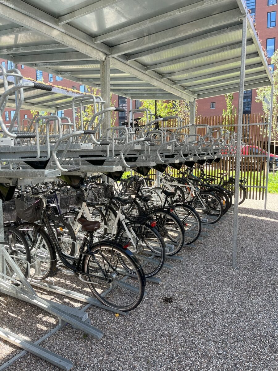 Dobbelt cykelparkering